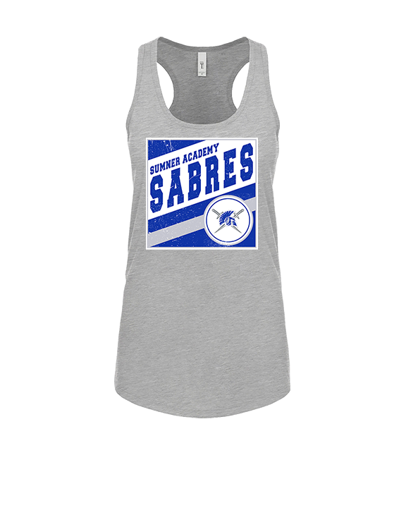 Sumner Academy Tennis Square - Womens Tank Top