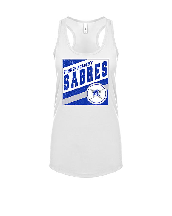 Sumner Academy Tennis Square - Womens Tank Top