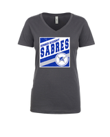 Sumner Academy Tennis Square - Womens Vneck