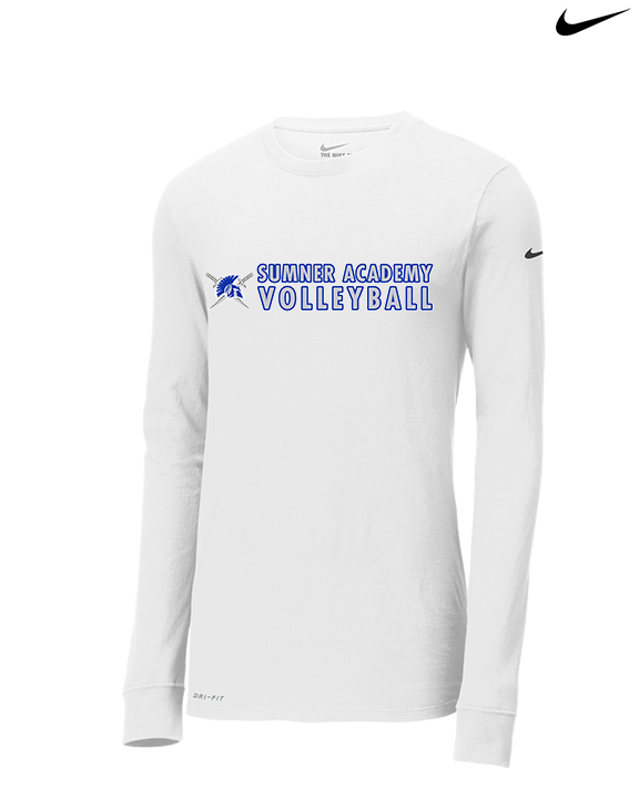 Sumner Academy Volleyball Basic - Mens Nike Longsleeve
