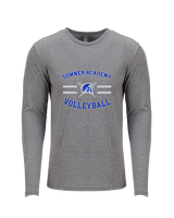 Sumner Academy Volleyball Curve - Tri-Blend Long Sleeve