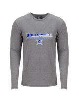 Sumner Academy Volleyball Cut - Tri-Blend Long Sleeve