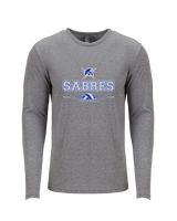 Sumner Academy Volleyball Half VBall - Tri-Blend Long Sleeve