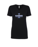 Sumner Academy Volleyball Half VBall - Womens Vneck