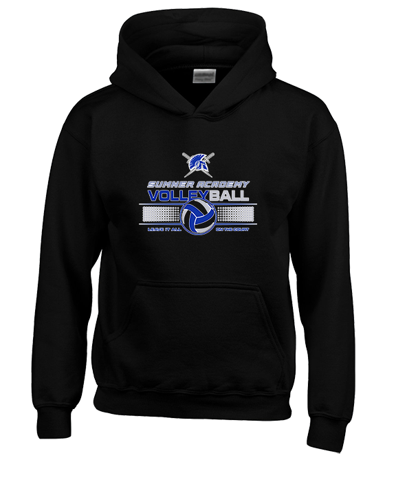 Sumner Academy Volleyball Leave It On The Court - Unisex Hoodie
