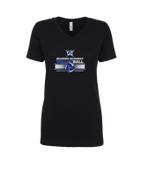 Sumner Academy Volleyball Leave It On The Court - Womens Vneck