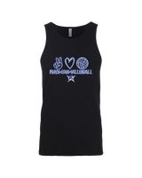 Sumner Academy Volleyball Peace Love VBall - Tank Top