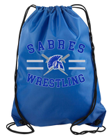 Sumner Academy Wrestling Curve - Drawstring Bag