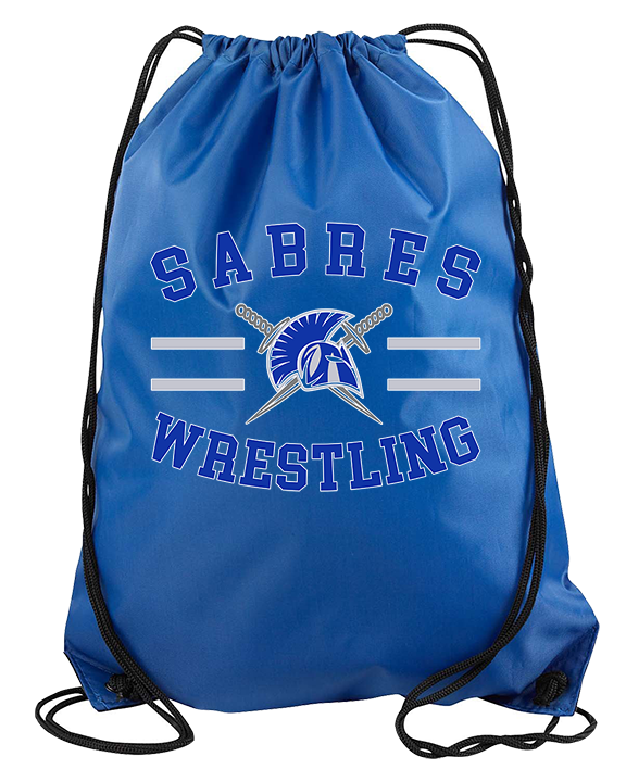 Sumner Academy Wrestling Curve - Drawstring Bag