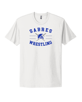 Sumner Academy Wrestling Curve - Mens Select Cotton T-Shirt