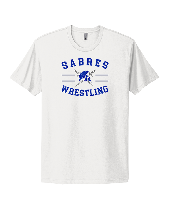 Sumner Academy Wrestling Curve - Mens Select Cotton T-Shirt