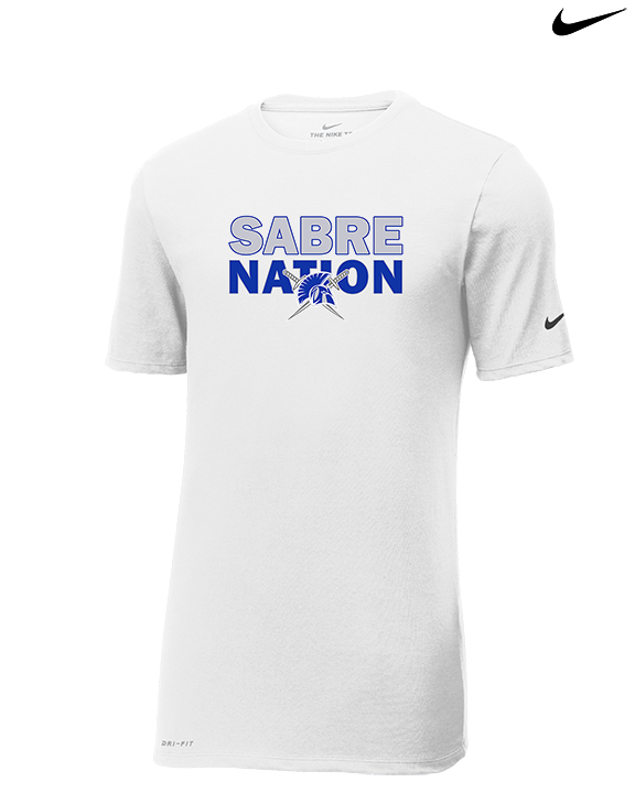 Sumner Academy Wrestling Nation - Mens Nike Cotton Poly Tee