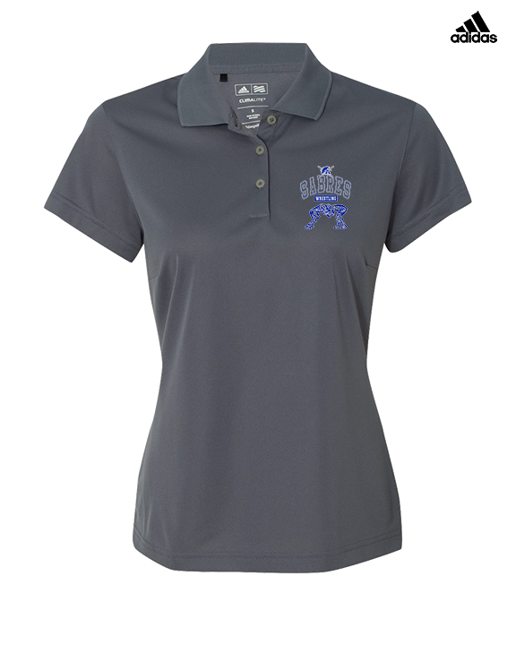 Sumner Academy Wrestling Outline - Adidas Womens Polo