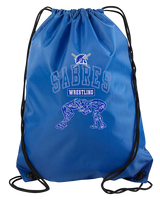 Sumner Academy Wrestling Outline - Drawstring Bag