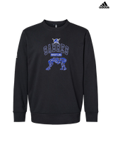 Sumner Academy Wrestling Outline - Mens Adidas Crewneck