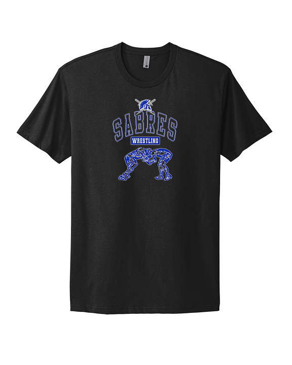 Sumner Academy Wrestling Outline - Mens Select Cotton T-Shirt