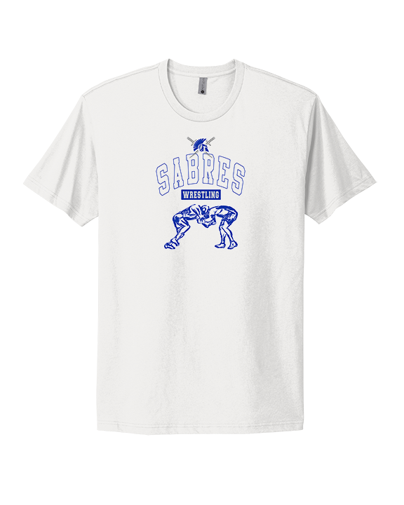 Sumner Academy Wrestling Outline - Mens Select Cotton T-Shirt