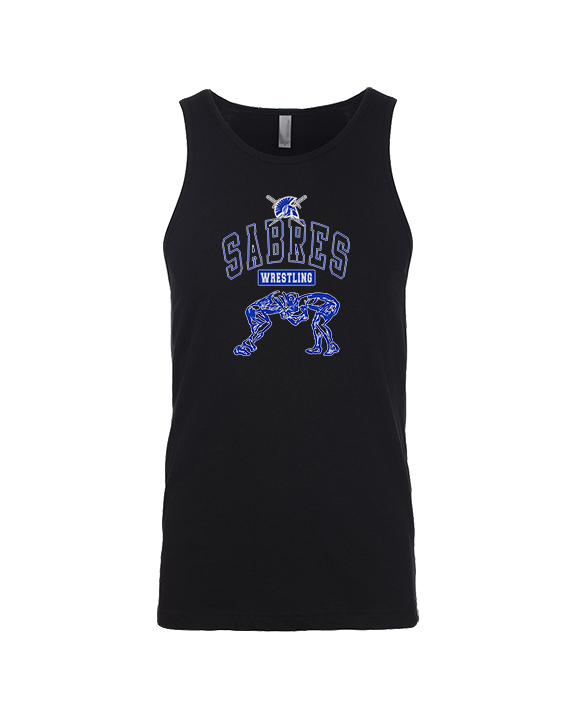 Sumner Academy Wrestling Outline - Tank Top