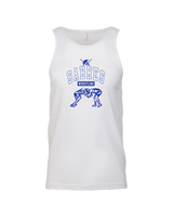 Sumner Academy Wrestling Outline - Tank Top