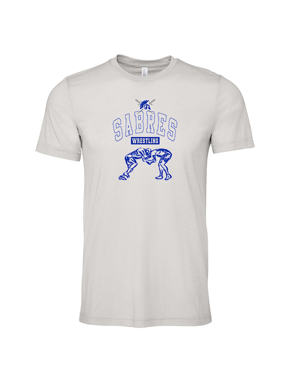Sumner Academy Wrestling Outline - Tri-Blend Shirt
