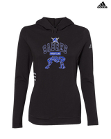 Sumner Academy Wrestling Outline - Womens Adidas Hoodie