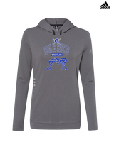 Sumner Academy Wrestling Outline - Womens Adidas Hoodie