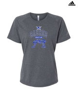 Sumner Academy Wrestling Outline - Womens Adidas Performance Shirt
