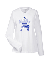 Sumner Academy Wrestling Outline - Womens Performance Longsleeve