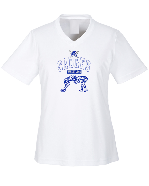 Sumner Academy Wrestling Outline - Womens Performance Shirt