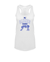 Sumner Academy Wrestling Outline - Womens Tank Top