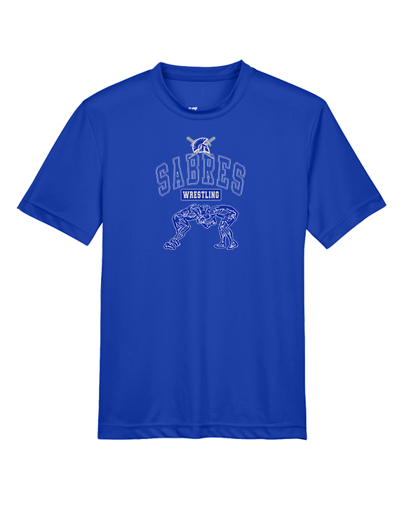 Sumner Academy Wrestling Outline - Youth Performance Shirt