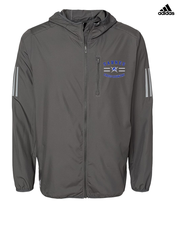 Sumner Academy of Arts & Science Cross Country Curve - Mens Adidas Full Zip Jacket