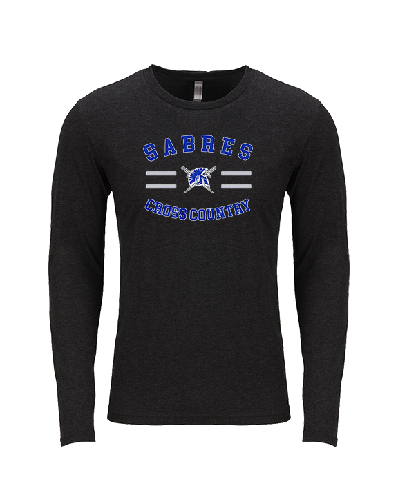 Sumner Academy of Arts & Science Cross Country Curve - Tri-Blend Long Sleeve