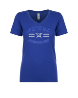 Sumner Academy of Arts & Science Cross Country Curve - Womens Vneck