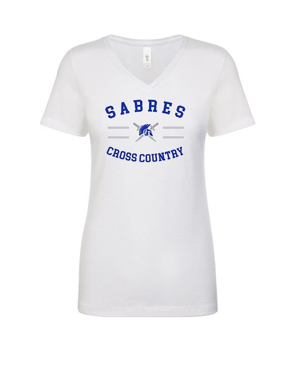 Sumner Academy of Arts & Science Cross Country Curve - Womens Vneck