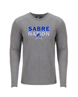Sumner Academy of Arts & Science Cross Country Nation - Tri-Blend Long Sleeve