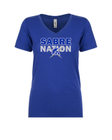 Sumner Academy of Arts & Science Cross Country Nation - Womens Vneck