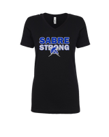 Sumner Academy of Arts & Science Cross Country Strong - Womens Vneck