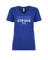 Sumner Academy of Arts & Science Cross Country Strong - Womens Vneck