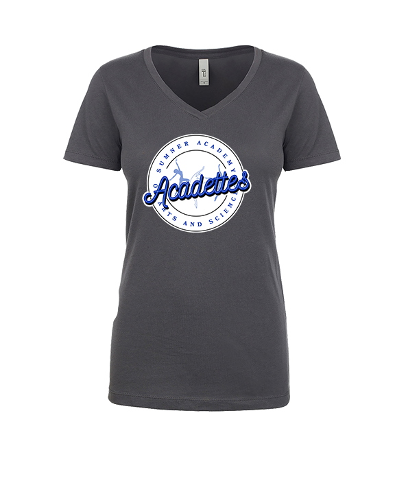 Sumner Acadettes Dance Logo - Womens V-Neck