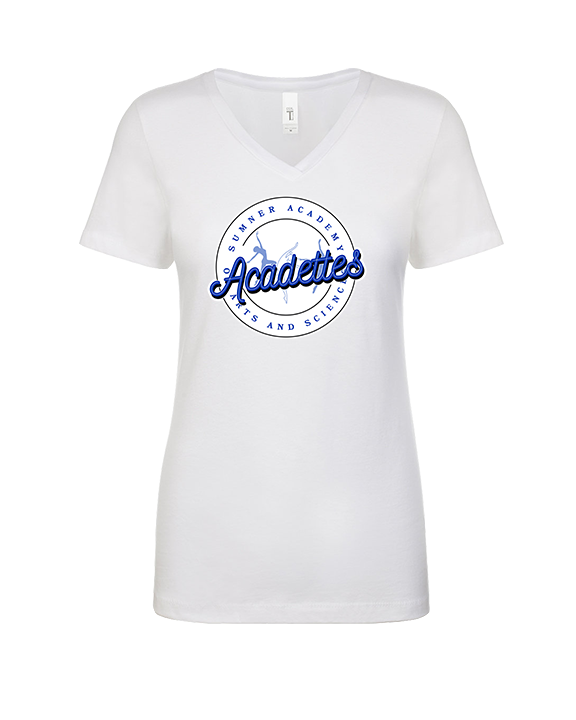 Sumner Acadettes Dance Logo - Womens V-Neck