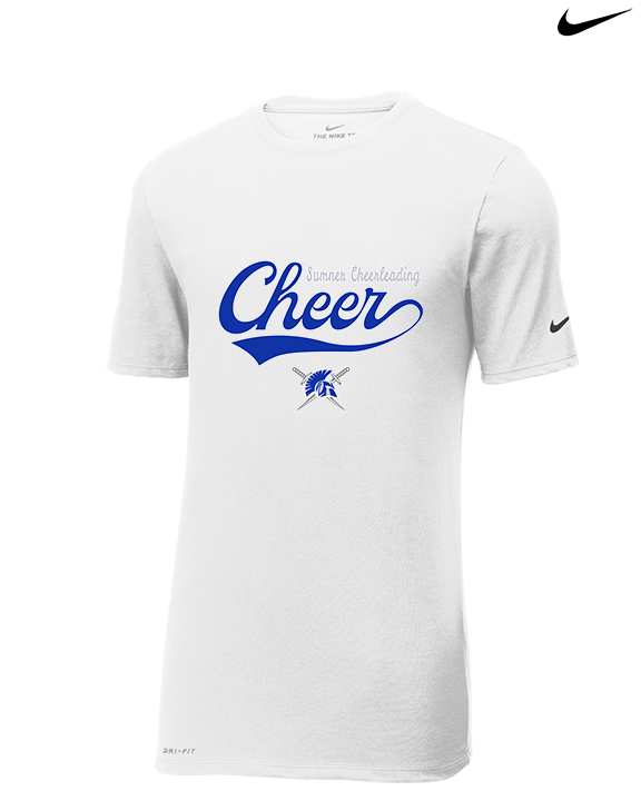 Sumner Cheerleading Cheer Banner - Mens Nike Cotton Poly Tee