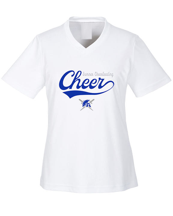 Sumner Cheerleading Cheer Banner - Womens Performance Shirt