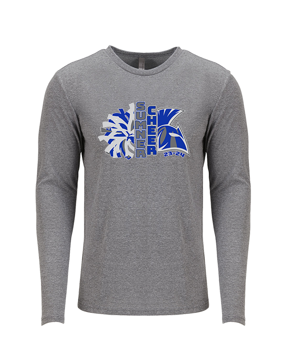 Sumner Cheerleading Cheer Custom - Tri-Blend Long Sleeve