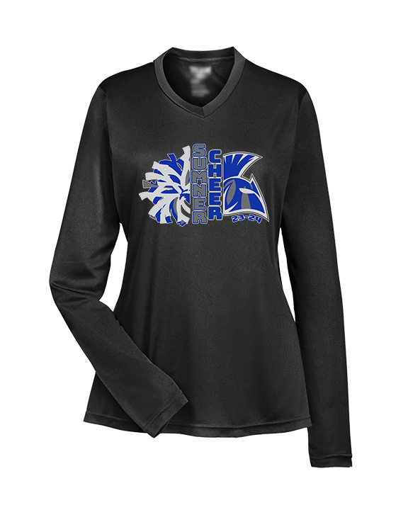 Sumner Cheerleading Cheer Custom - Womens Performance Longsleeve