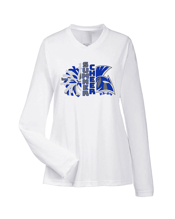 Sumner Cheerleading Cheer Custom - Womens Performance Longsleeve