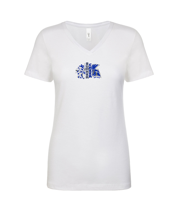 Sumner Cheerleading Cheer Custom - Womens Vneck