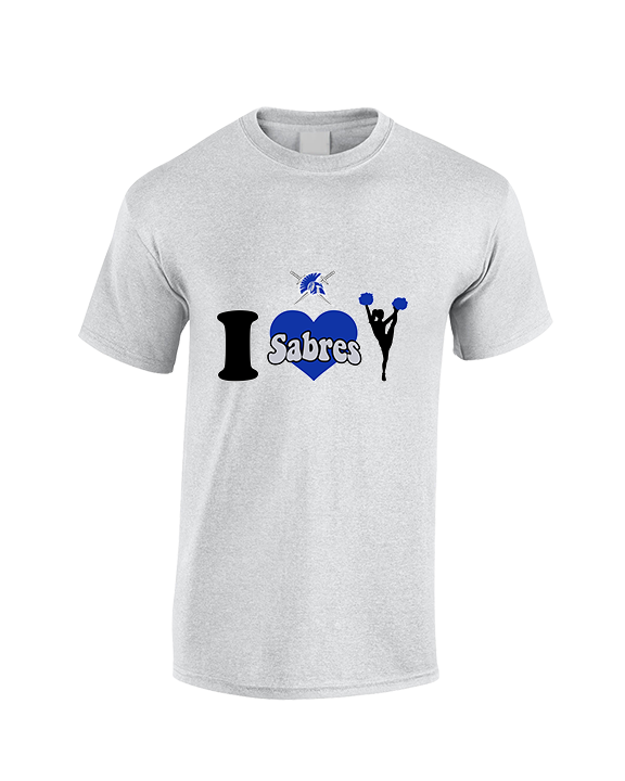 Sumner Cheerleading Cheer I Heart Cheer - Cotton T-Shirt