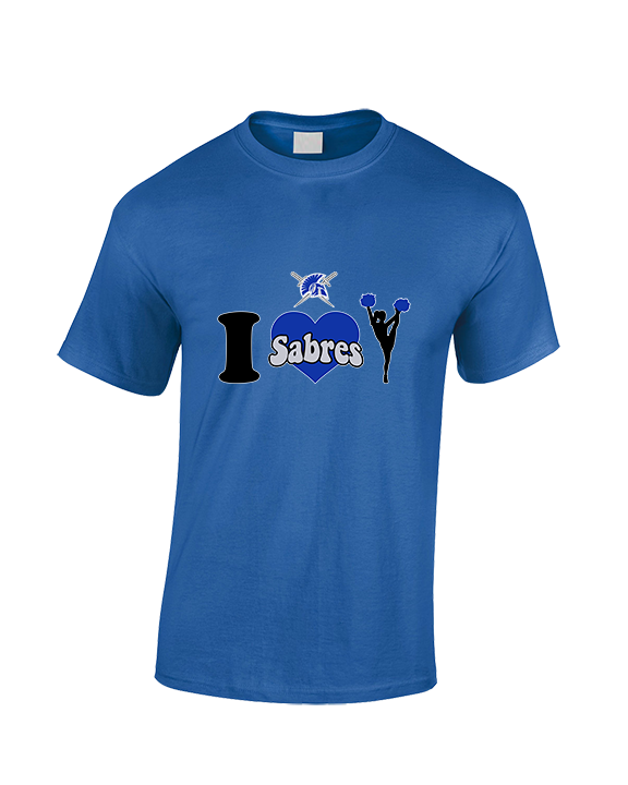 Sumner Cheerleading Cheer I Heart Cheer - Cotton T-Shirt