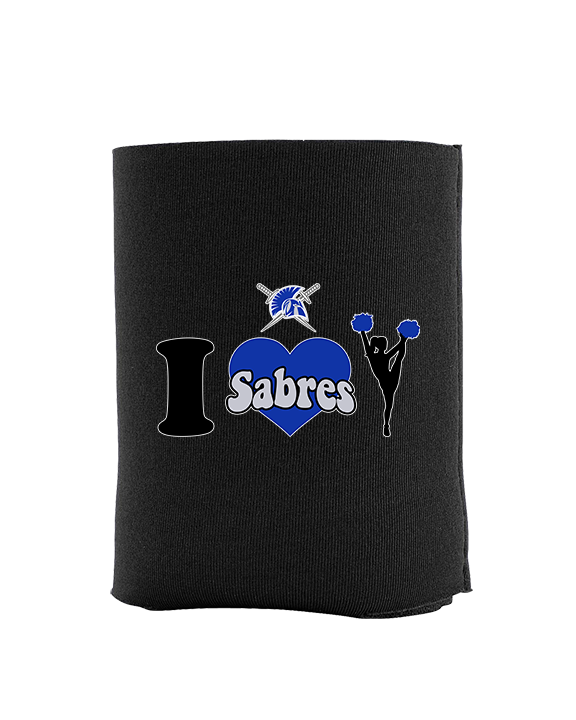 Sumner Cheerleading Cheer I Heart Cheer - Koozie